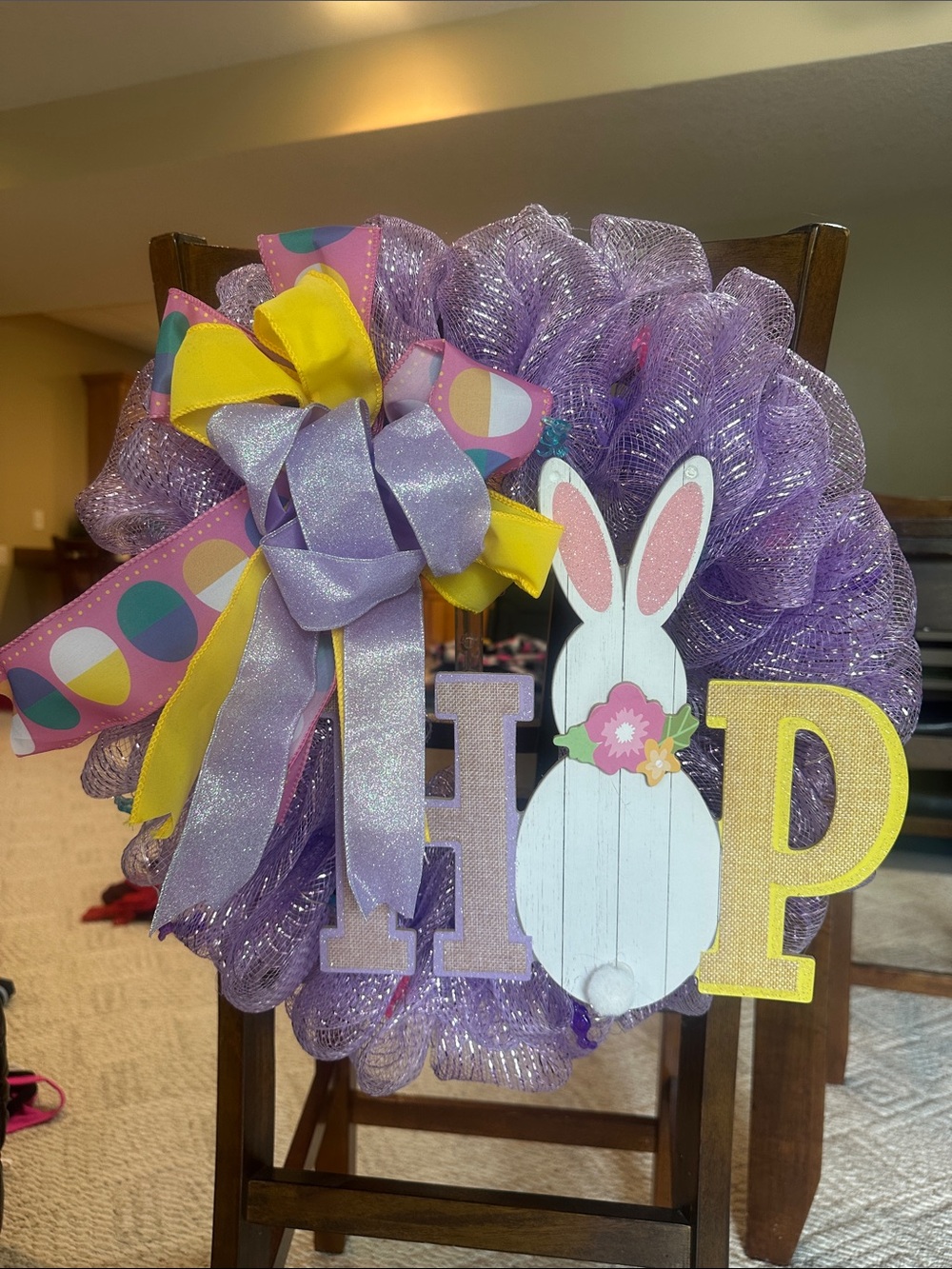 🐰 Easter Ribbon Wreath 🎀